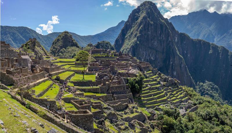 Panoramatic shot of Machu Picchu Panoramatic shot of Machu Picchu
