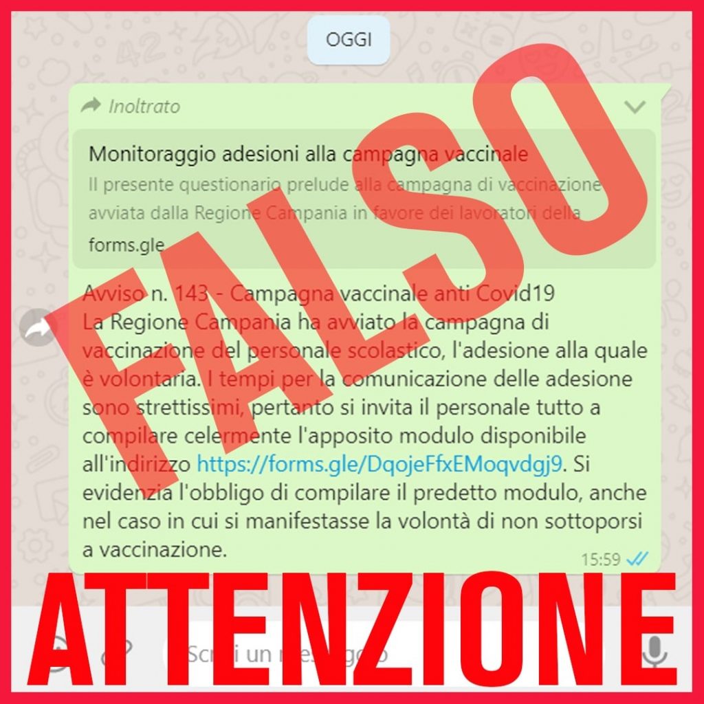Fake news: falso invito a personale scolastico per vaccinazione 150069430 10158773520558257 4422186404390072873 o 1024x1024 - Fake news: falso invito a personale scolastico per vaccinazione