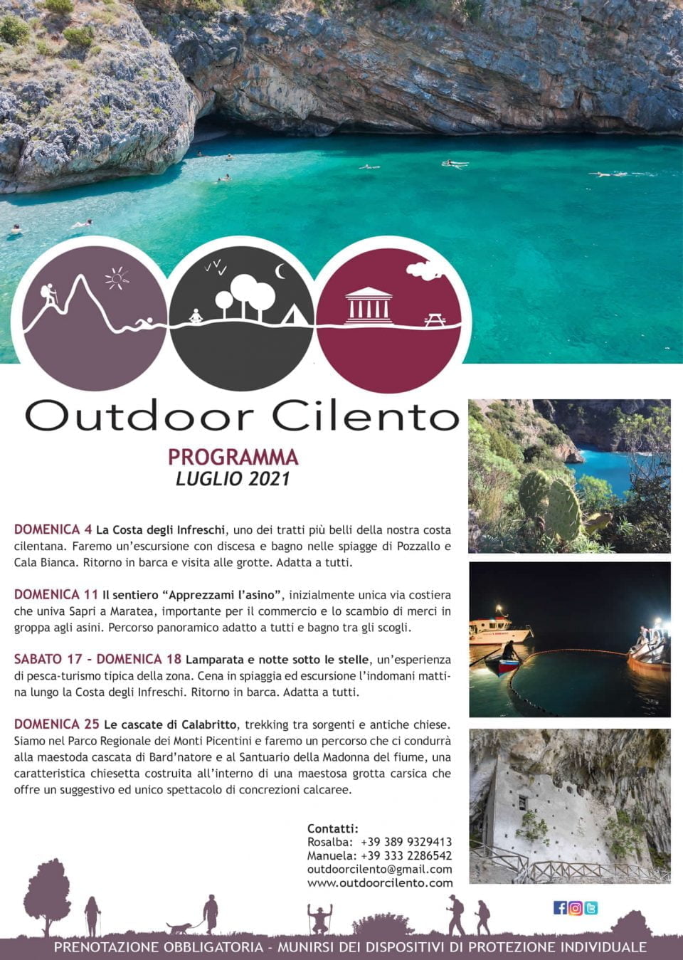Teggiano, Programma Luglio 2021 di Outdoor Cilento Outdoor Cilento Programma Luglio 2021 trekking Programma 960x1349 - Teggiano, Programma Luglio 2021 di Outdoor Cilento