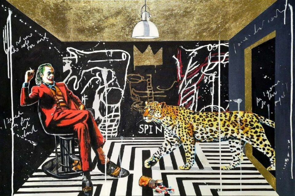 The king of the world acrilici su tela cm 80x120 1