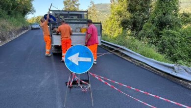 ripristino strada stella