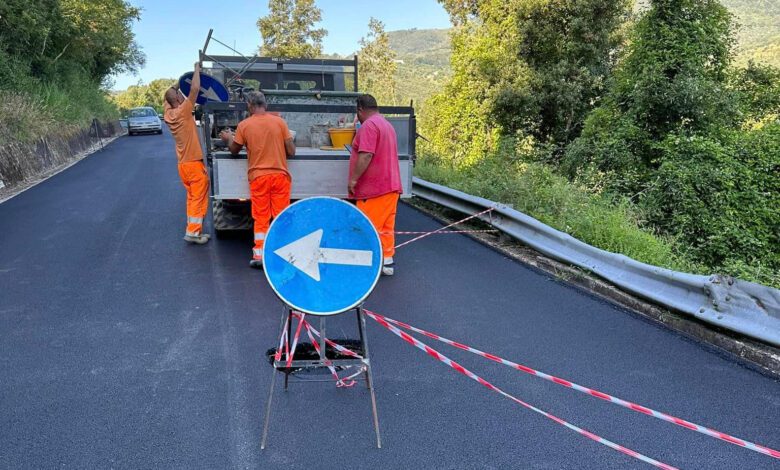 ripristino strada stella