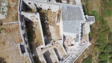 sicignano castello durante i lavori di ristrutturazione
