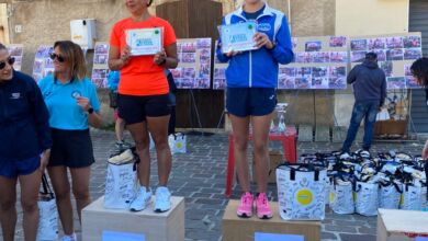 Acteon Atena in corsa 2022 Podio della gara femminile