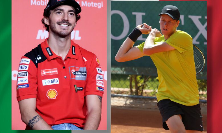 italia sportiva nel mondo con bagnaia e sinner