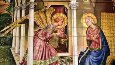 particolare delle maioliche allinterno del convento dei domenicani ad ottati 1