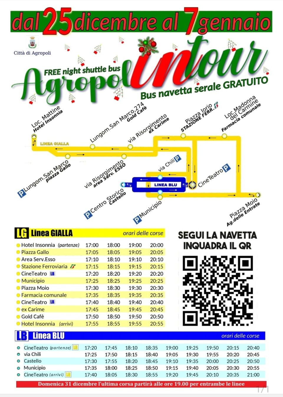 agropoli navette in tour