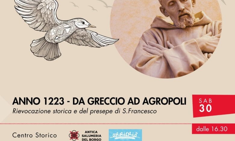 agropoli rievocazione storica del presepe di san francesco