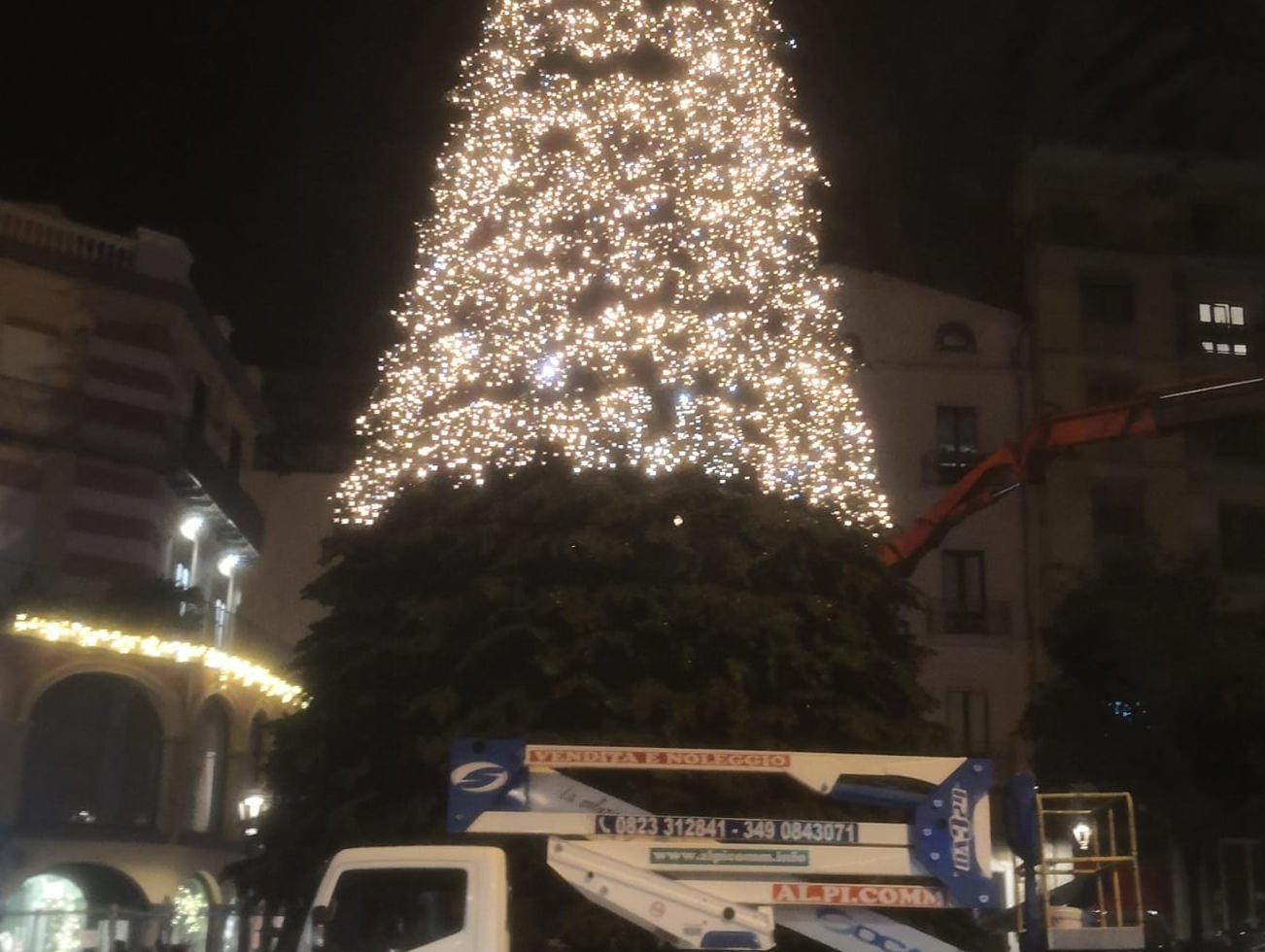 albero di natale a salerno