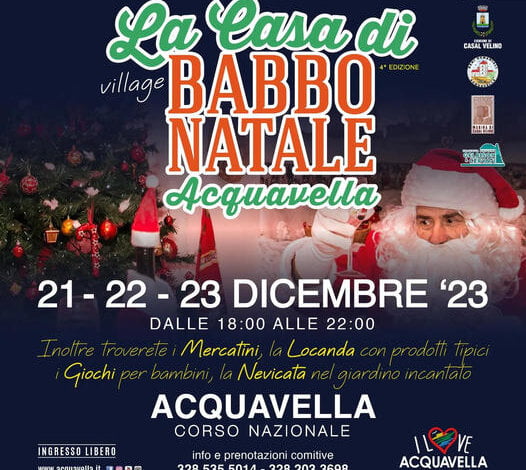 casa di babbo natale acquavella