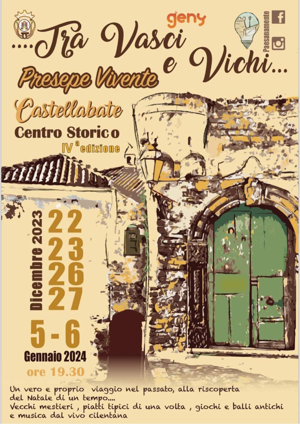 castellabate tra vasci vichi e portone