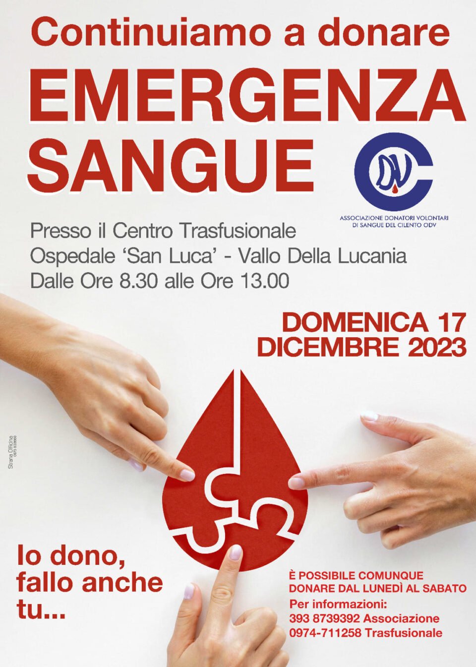 donazione sangue al san luca