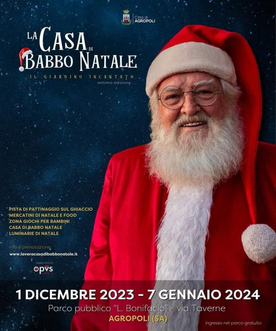 la casa di Babbo Natale agropoli