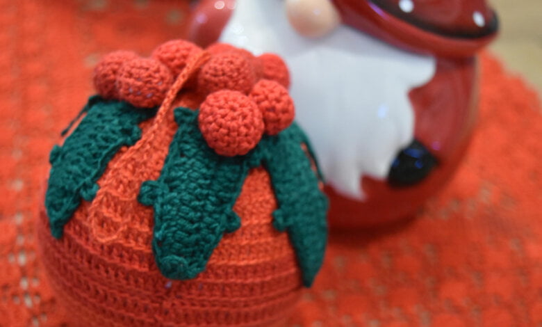 decori di natale all'uncinetto di mena giudice