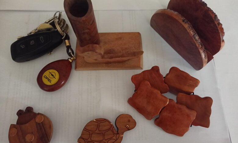 Centola oggetti in radica di Quattrociocchi