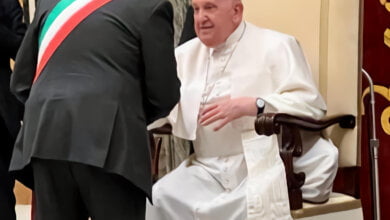 caggiano sindaco lamattina da papa francesco
