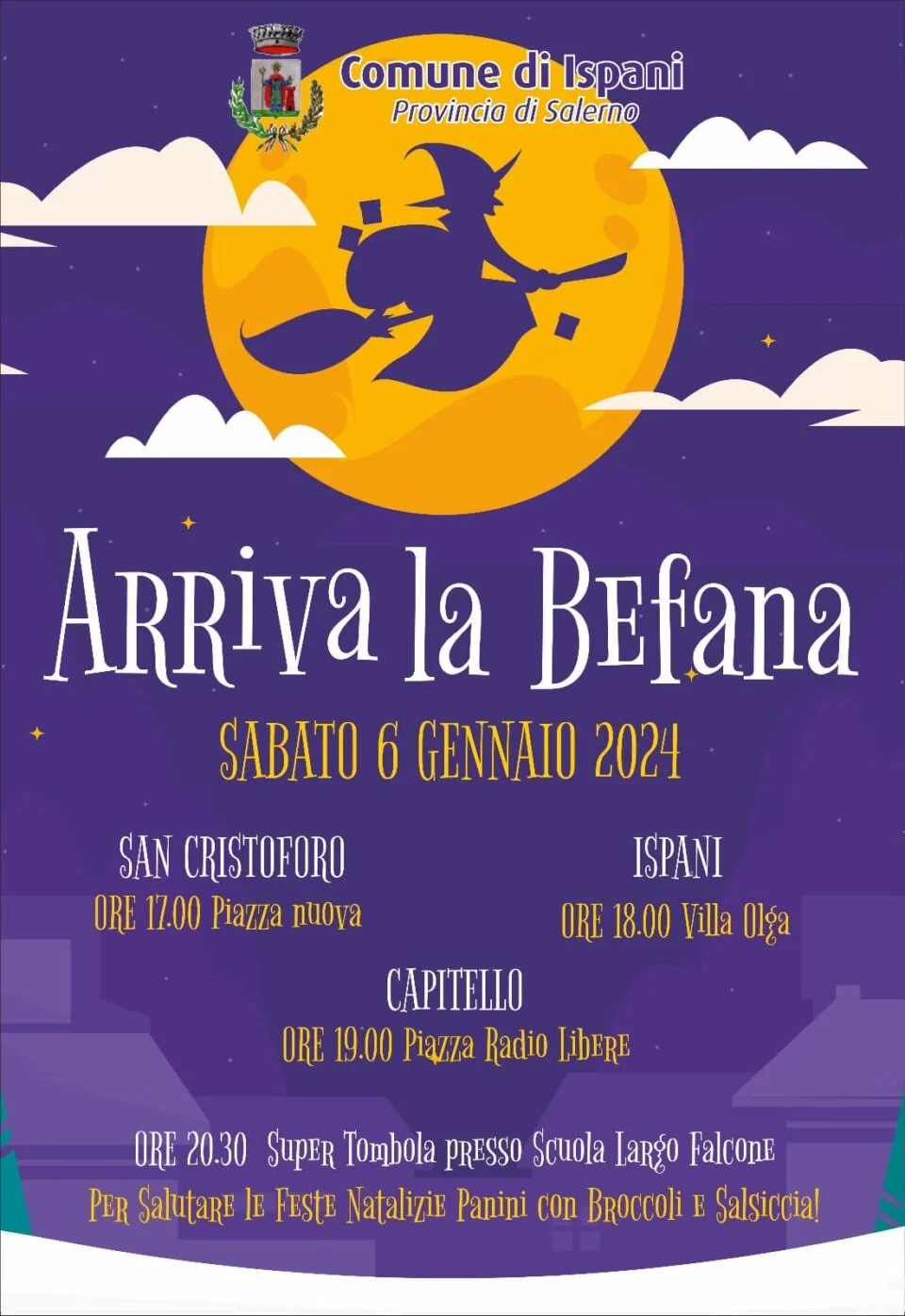 ispani arriva la befana
