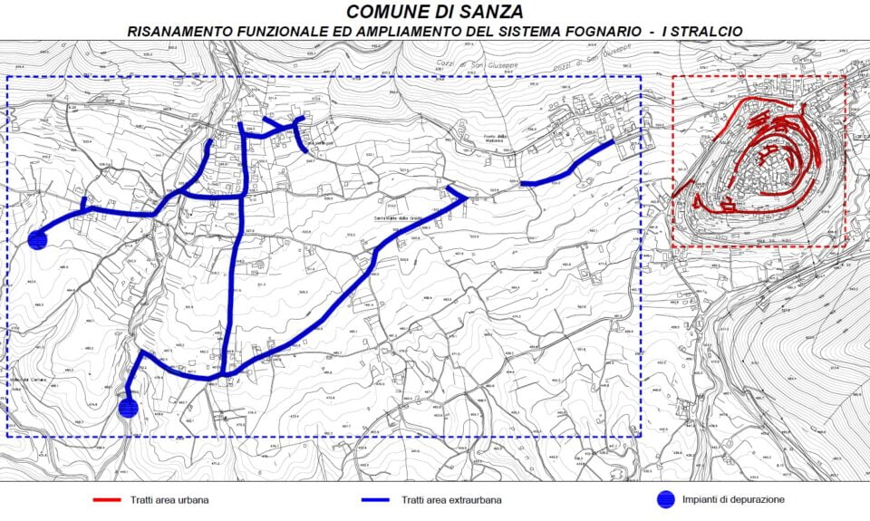sanza nuova rete fognaria