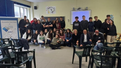 Un gruppo di studenti al Corso Aci