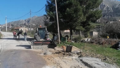 caggiano lavori rete fognaria