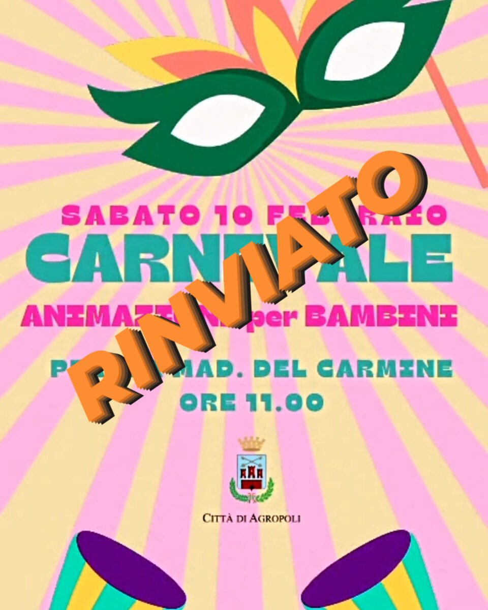 carnevale delle bambine rinviato