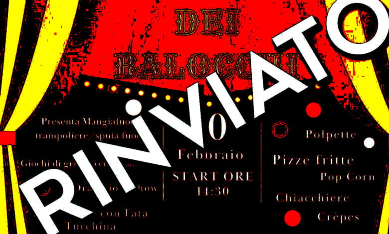 feste nel cilento rinviate