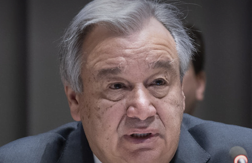 Screenshot at Biografia del Segretario Generale Antonio Guterres