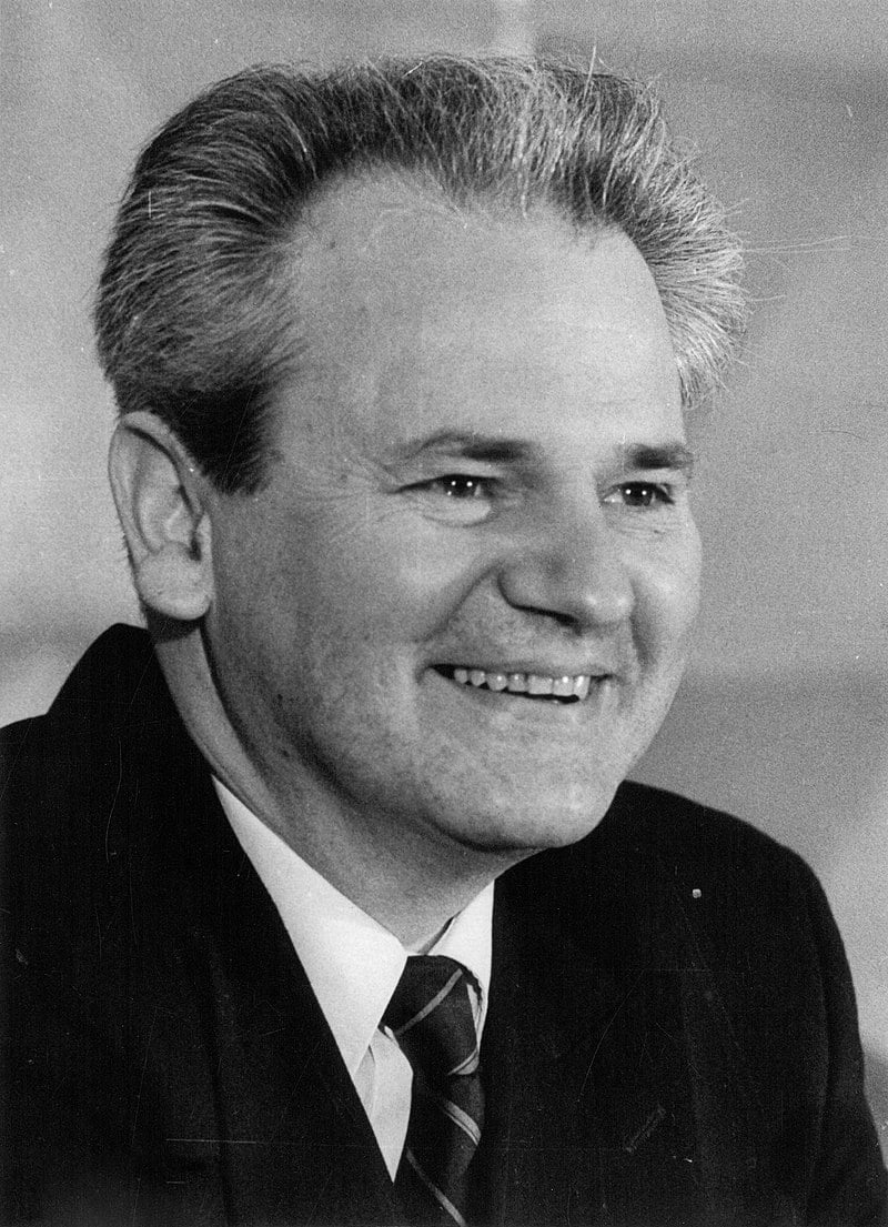 Stevan Kragujevic Slobodan Milosevic portret