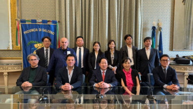 delegazione coreana a palazzo santagostino