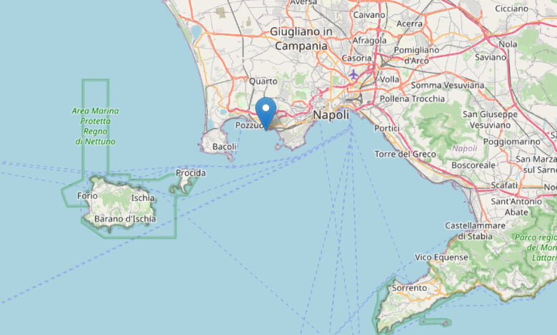 scossa di terremoto zona flegrea