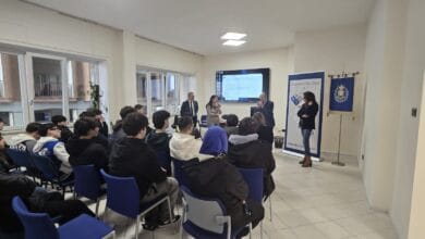 Il salone dell'Aci Salerno