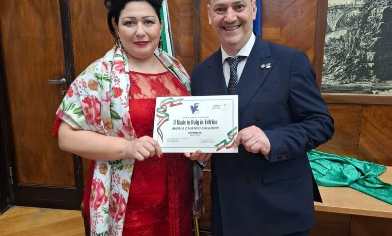 Angela Caliendo col Cav. Giuseppe Marco Pasquarella