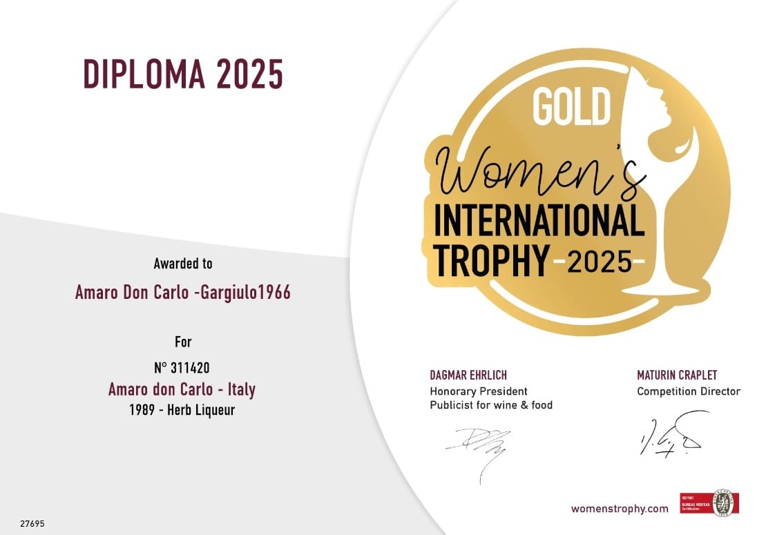 Women's International Trophy , la Medaglia d'Oro ad Amaro Don Carlo