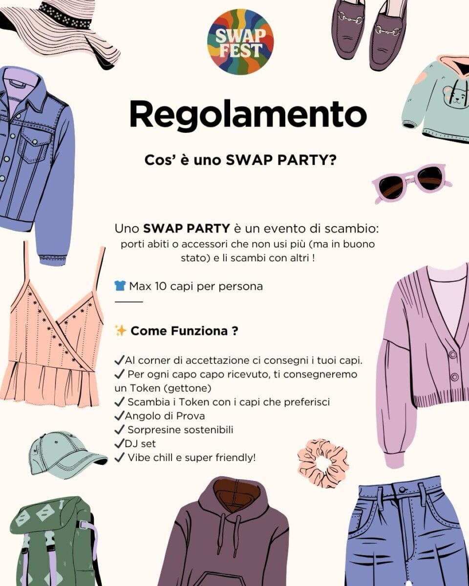 regolamento swap party