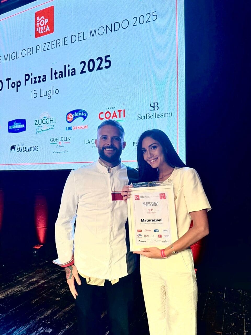 Antonio Conza e Gabriella Esposito top