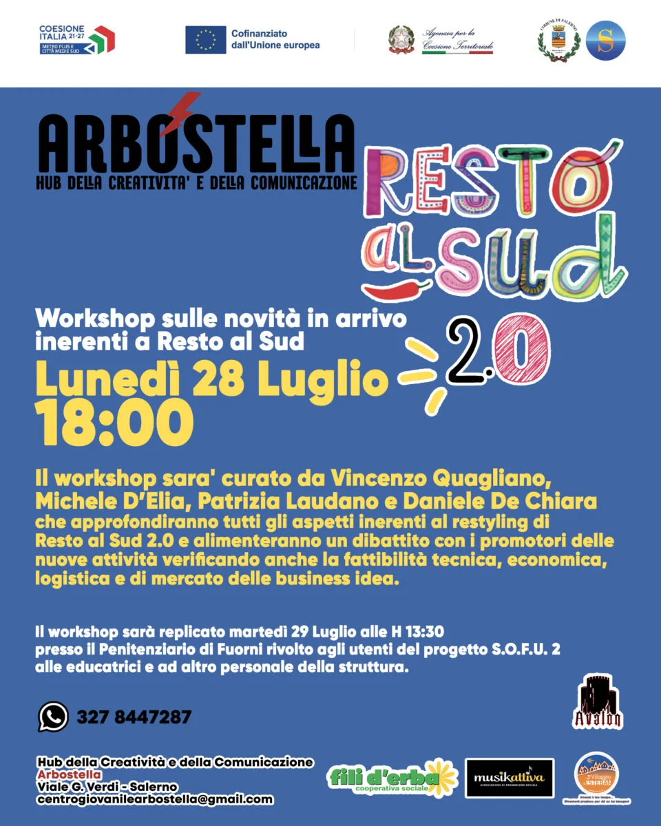 arbostella workshop resto al sud