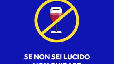 Se non sei lucido non guidare. Alcool