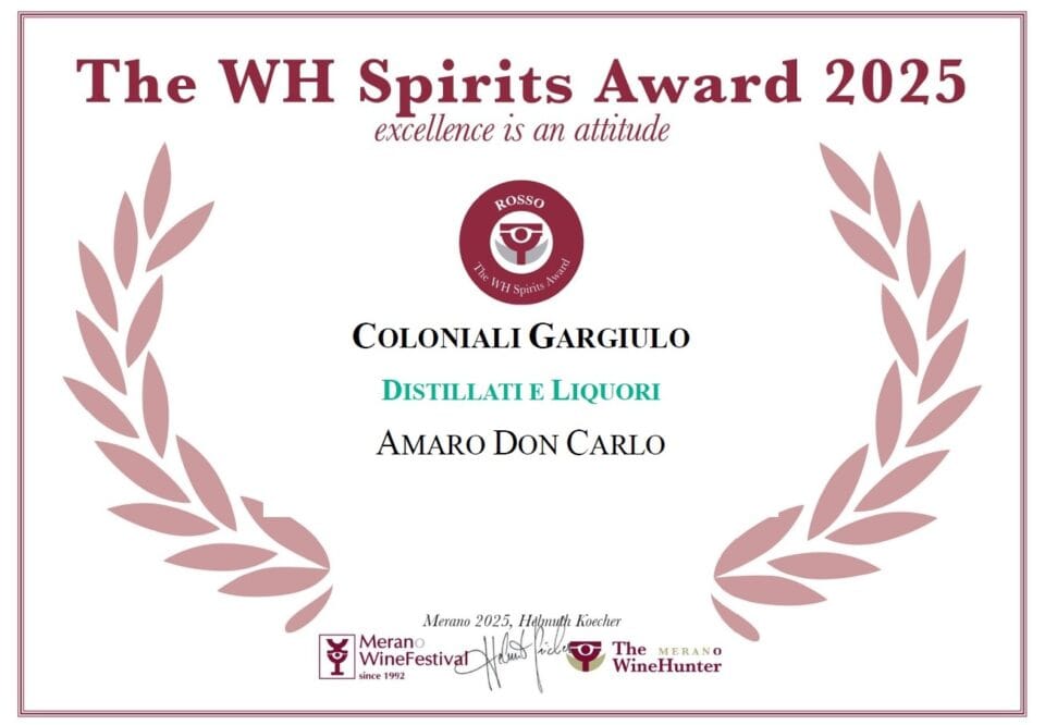 The Wine Hunter Spirits Award Amaro Don Carlo