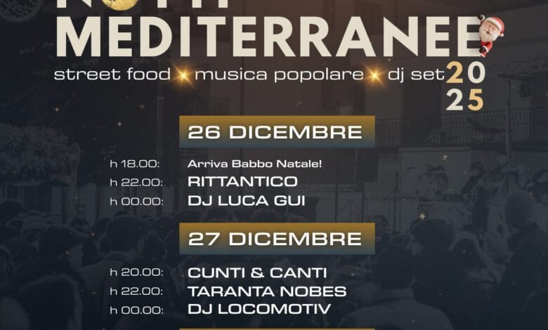 programma notti mediterranee