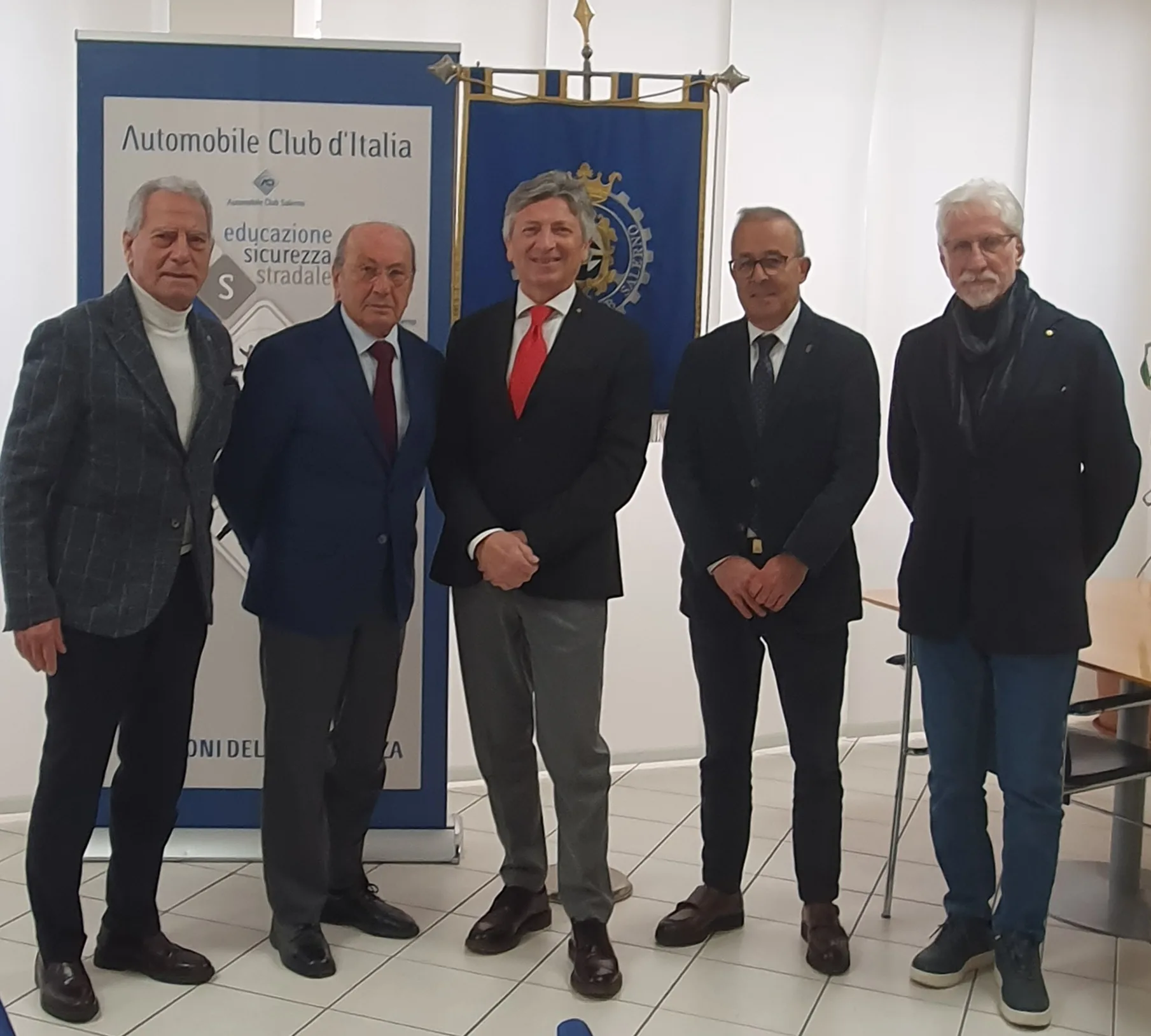 Il Presidente Demasi con i Consiglieri ACI Salerno quadrienio