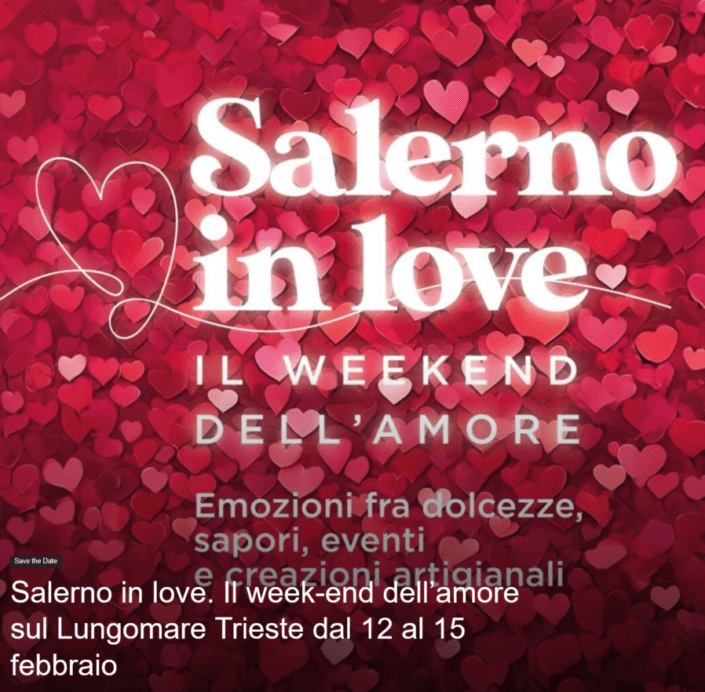 Screenshot at Rosmarinonews.it Salerno in love. Il week end dell’amore sul Lungomare Trieste dal al febbraio