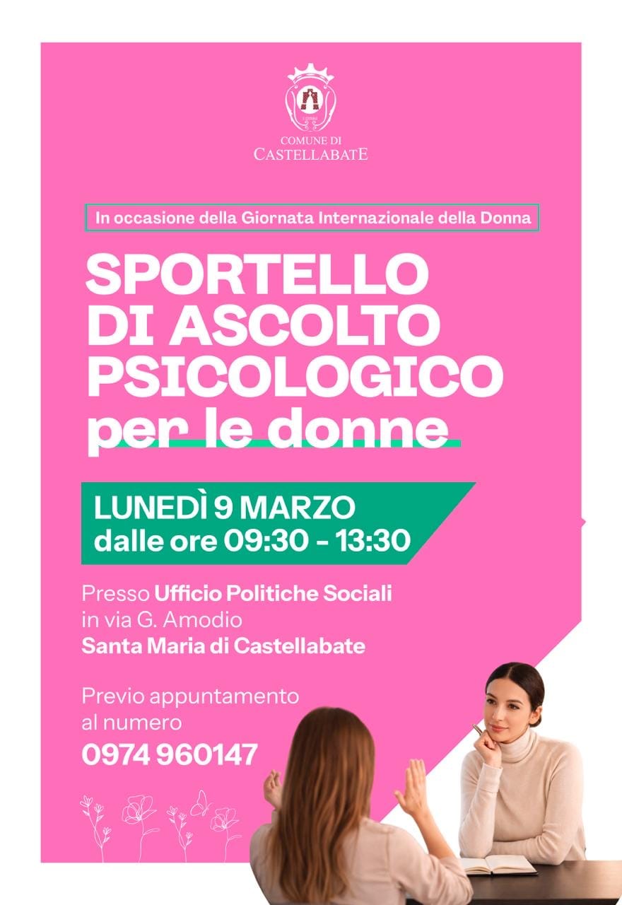 locandina sportello psicologico