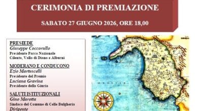 Cerimonia Premiazione Premio Identità del Cilento Terza Edizione